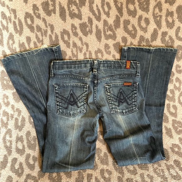 7 For All Mankind Boot Cut jeans Size 25 - Picture 2 of 7